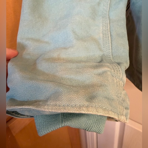 Carhartt Women’s Canvas Sherpa Jacket in Seaglass - Picture 3 of 7